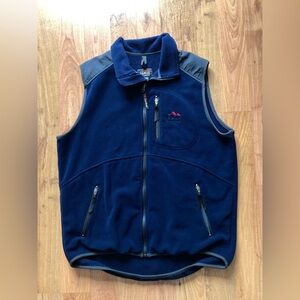 Vintage LL Bean Outdoors Mens LT Full Zip All Conditions Fleece Vest USA Made